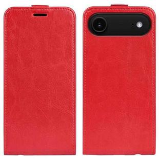 For iPhone 17 Air R64 Texture Single Vertical Flip Leather Phone Case(Red)