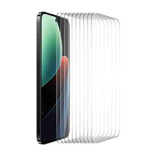 For Xiaomi 14 10pcs ENKAY Hat-Prince 0.26mm 9H 2.5D High Aluminum-silicon Tempered Glass Film