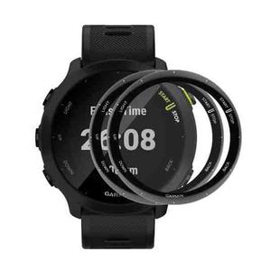 For Garmin Forerunner 158 2pcs ENKAY 3D Full Coverage Soft PC Edge + PMMA HD Screen Protector Film