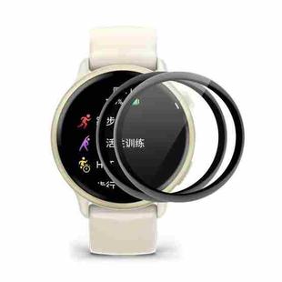 For Garmin vivoactive 6 2pcs ENKAY 3D Full Coverage Soft PC Edge PMMA HD Screen Protector Film