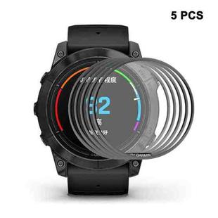 For Garmin epix Pro (Gen 2) 51mm 5pcs ENKAY 3D Full Coverage Soft PC Edge + PMMA HD Screen Protector Film