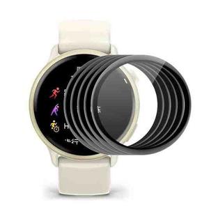 For Garmin vivoactive 6 5pcs ENKAY 3D Full Coverage Soft PC Edge PMMA HD Screen Protector Film