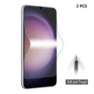 For Samsung Galaxy S23 5G 2pcs ENKAY Hat-Prince Full Glue Coverage Soft Explosion-proof Hydrogel Film