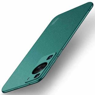 For Huawei P60 / P60 Pro MOFI Fandun Series Frosted PC Ultra-thin All-inclusive Phone Case(Green)