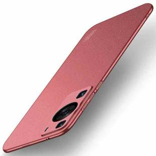 For Huawei P60 / P60 Pro MOFI Fandun Series Frosted PC Ultra-thin All-inclusive Phone Case(Red)