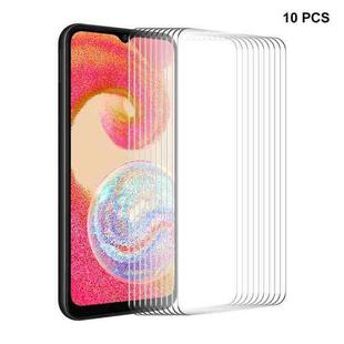 For Samsung Galaxy M04 10pcs ENKAY 0.26mm 9H 2.5D High Aluminum-silicon Tempered Glass Film
