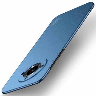 For Realme 11 Pro+ MOFI Fandun Series Frosted PC Ultra-thin All-inclusive Phone Case(Blue)