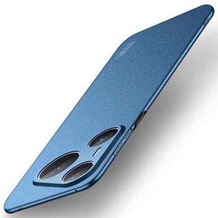 For Huawei Pura 80 Ultra MOFI Fandun Series Frosted PC Ultra-thin All-inclusive Phone Case(Blue)