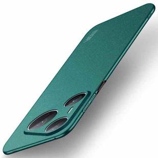 For Huawei Pura 80 Ultra MOFI Fandun Series Frosted PC Ultra-thin All-inclusive Phone Case(Green)