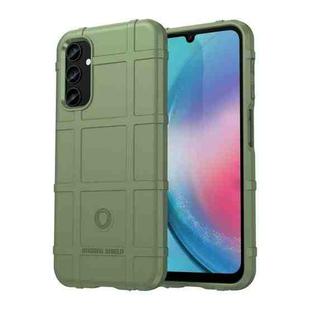 For Samsung Galaxy A25 5G Full Coverage Shockproof TPU Phone Case(Army Green)
