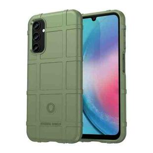 For Samsung Galaxy S23 FE 5G Full Coverage Shockproof TPU Phone Case(Army Green)