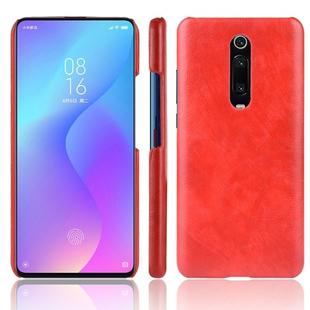 Shockproof Litchi Texture PC + PU Case For Xiaomi Redmi K20/K20 Pro/Xiaomi Mi 9T/9T Pro(Red)