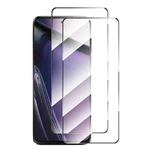 For Motorola Moto G Stylus 2023 2pcs ENKAY Full Glue High Aluminum-silicon Tempered Glass Film