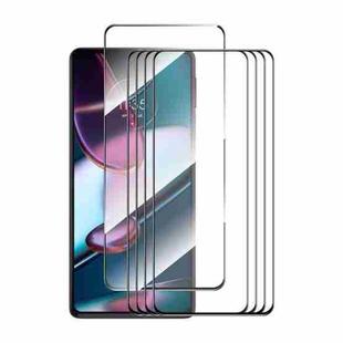 For Motorala Moto G Play 2024 5pcs ENKAY Full Glue High Aluminum-silicon Tempered Glass Film