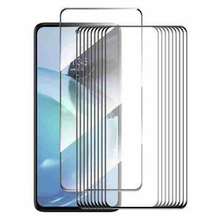 For Motorola Moto G72 / G71s 10pcs ENKAY Full Glue High Aluminum-silicon Tempered Glass Film