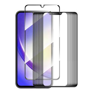 For Samsung Galaxy A25 10pcs ENKAY Full Glue High Aluminum-silicon Tempered Glass Film