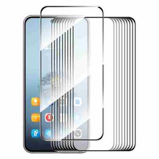 For Honor 400 Lite Global 10pcs ENKAY Hat-Prince Full Glue High Aluminum-silicon Tempered Glass Film