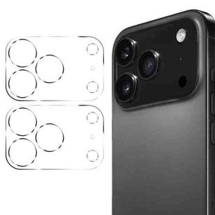 For iPhone 17 Pro Max 2pcs ENKAY Hat-Prince 9H Rear Camera Lens Tempered Glass Film