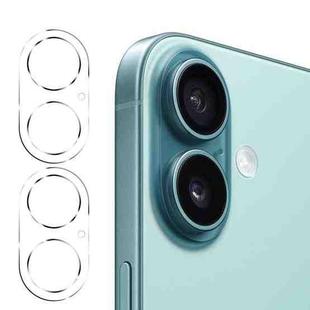 For iPhone 17 2pcs ENKAY Hat-Prince 9H Rear Camera Lens Tempered Glass Film
