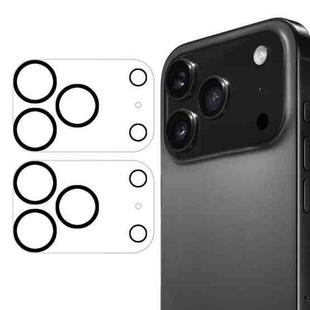 For iPhone 17 Pro 2pcs ENKAY Hat-Prince 9H Rear Camera Lens Tempered Glass Film