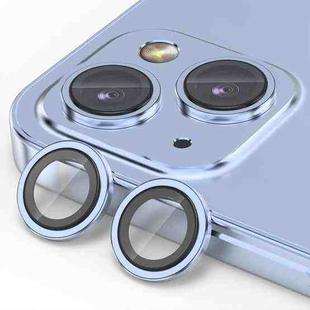 For iPhone 15 / 15 Plus ENKAY AR Anti-reflection Camera Lens Glass Full Film(Blue)