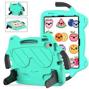 For iPad Air 11 2024 Ice Baby EVA Shockproof Hard PC Tablet Case(Mint Green+Black)