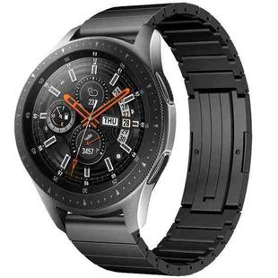 For Samsung Galaxy Watch 42mm One Bead Titanium Alloy Watch Band(Black)