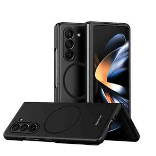 For Samsung Galaxy Z Fold7 Skin Feel Magnetic Shockproof Protective Phone Case(Black)