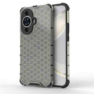 For Huawei nova 11 4G Shockproof Honeycomb Phone Case(Black)