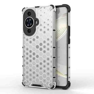 For Huawei nova 11 Pro 4G Shockproof Honeycomb Phone Case(White)