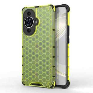 For Huawei nova 11 Pro 4G Shockproof Honeycomb Phone Case(Green)