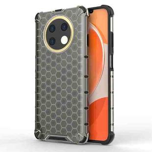 For Huawei Y91 / Enjoy 60X Shockproof Honeycomb Phone Case(Black)