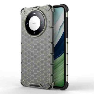 For Huawei Mate 60 Pro+ Shockproof Honeycomb Phone Case(Black)