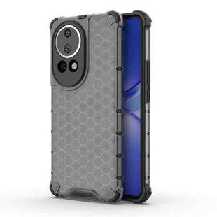 For Huawei nova 12 Shockproof Honeycomb Phone Case(Black)