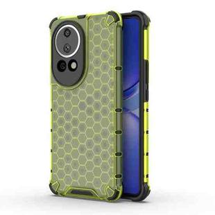 For Huawei nova 12 Shockproof Honeycomb Phone Case(Green)