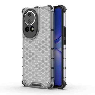 For Huawei nova 12 Pro Shockproof Honeycomb Phone Case(White)
