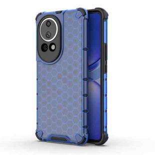 For Huawei nova 12 Pro Shockproof Honeycomb Phone Case(Blue)