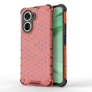 For Huawei nova 12 SE 4G Global Shockproof Honeycomb Phone Case(Red)