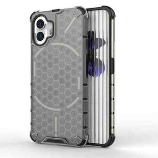 For Nothing Phone 2 Shockproof Honeycomb Phone Case(Black)