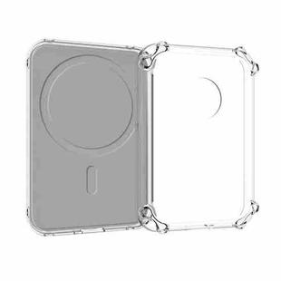For MagSafe Battery Pack ENKAY Hat-Prince Transparent TPU Shockproof Phone Case