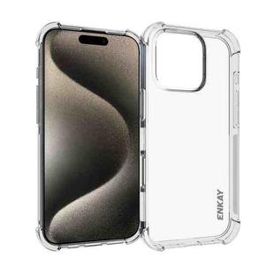 For iPhone 16 Pro Max ENKAY Hat-Prince Transparent TPU Shockproof Phone Case