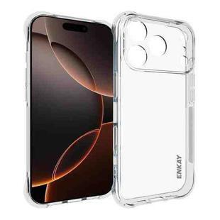 For iPhone 17 Pro Max ENKAY Hat-Prince Transparent TPU Shockproof Phone Case