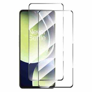 For OnePlus Nord CE 3 Lite 2pcs ENKAY Full Glue High Aluminum-silicon Tempered Glass Film