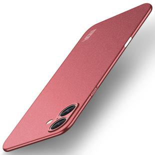 For iPhone 16 MOFI Fandun Series Frosted PC Ultra-thin All-inclusive Phone Case(Red)