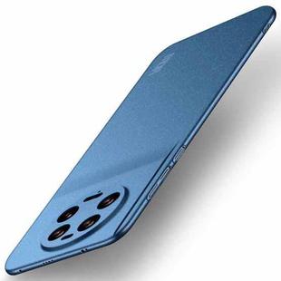 For Xiaomi 13 Ultra MOFI Fandun Series Frosted PC Ultra-thin All-inclusive Phone Case(Blue)