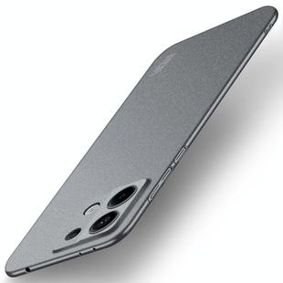 For Xiaomi Redmi Note 13 5G MOFI Fandun Series Frosted PC Ultra-thin All-inclusive Phone Case(Gray)