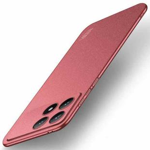 For Xiaomi Redmi K70 / K70 Pro MOFI Fandun Series Frosted PC Ultra-thin All-inclusive Phone Case(Red)