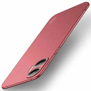 For Redmi Turbo4 Pro MOFI Fandun Series Frosted PC Ultra-thin All-inclusive Phone Case(Red)