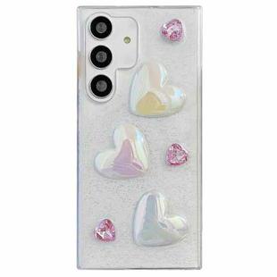 For Samsung Galaxy A25 5G Love Epoxy TPU Protective Case(Pink)