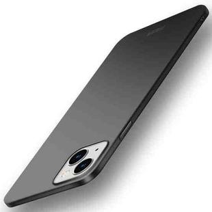 For iPhone 15 MOFI Frosted PC Ultra-thin Hard Phone Case(Black)